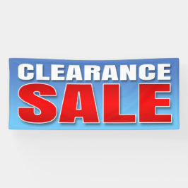 FAHNEN-RÄUMUNGSVERKAUF - 2,5' x6 Banner