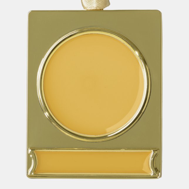 Fahnen-Verzierungs-Silber-Goldclr addieren Banner-Ornament Gold (Vorderseite)