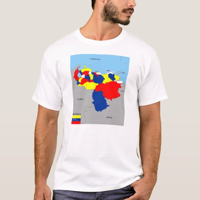 Fahnenflagge für Venezuela T-Shirt (Vorderseite)
