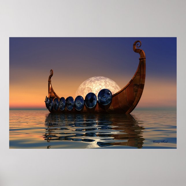FAHRBOOT 2 LEINWAND POSTER (Vorne)
