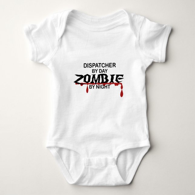 Fahrdienstleiter-Zombie Baby Strampler (Vorderseite)