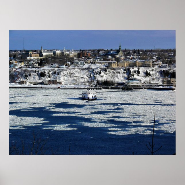 Fähre am Saint Lawrence River, Quebec Poster (Vorne)