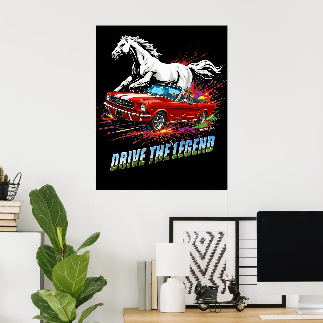 Fahre die Legende v01 Poster (Heimbüro)