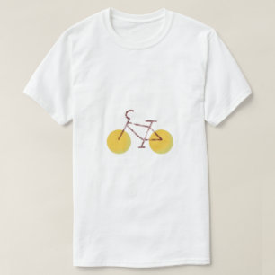 Fahre die Vibes Minimal Fahrrad Grafik T-Shirt