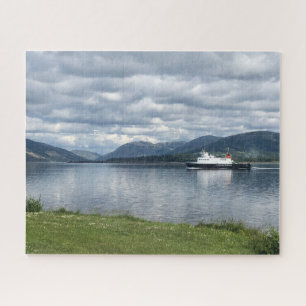 Fähre fährt in die Rothesay-Bucht, Insel Bute auf Puzzle