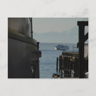 Fähre in Puget Sound Postkarte