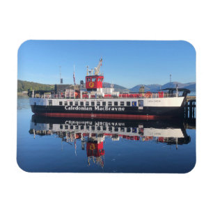 Fähre Loch Riddon, festgemacht in Rothesay, Schott Magnet