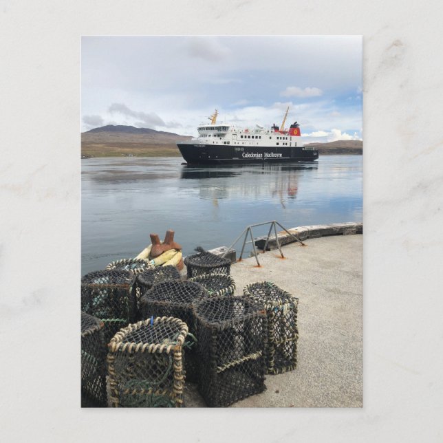 Fähre nach Islay in Schottland Postkarte (Vorderseite)