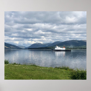 Fähre nach Rothesay Bay, Insel Bute auf einer Poster