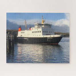 Fähre Verlasse die Insel Bute in Schottland Puzzle