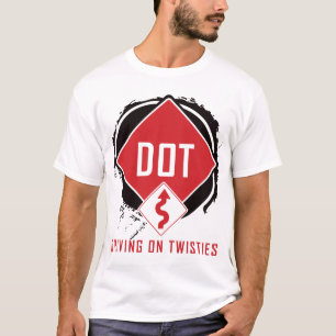 Fahren auf Twisties - gezüchtet T-Shirt