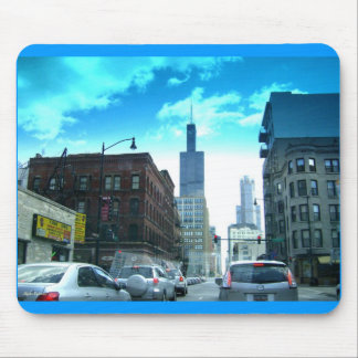 Fahren durch Chicago Mousepad