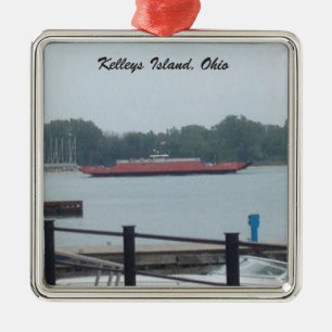 Fähren-Foto-Verzierung Kelleys Insel-, Ohio Ornament Aus Metall