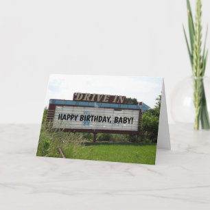 FAHREN IN KRAFTFAHRZEUGEN-GEBURTSTAGSKARTEN KARTE
