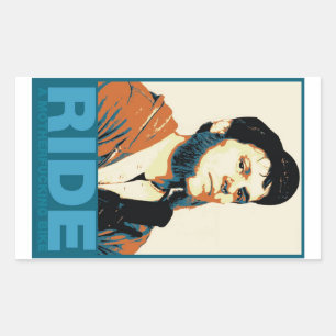 Fahren mit dem MF-Fahrrad - Aufkleber