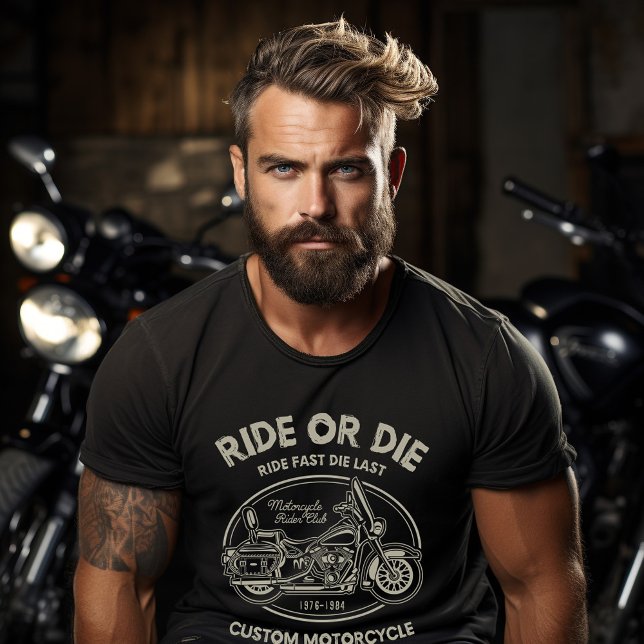 Fahren oder Die Motorrad T-Shirt (Von Creator hochgeladen)