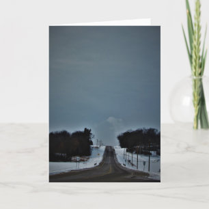 "Fahren Sie 55" Weihnachtskarte Karte