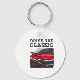 Fahren Sie den klassischen Acura NSX Schlüsselanhänger