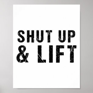 Fahren Sie die Motivierend Fitness für Gymnastik h Poster
