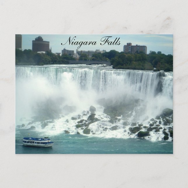 Fahren Sie durch die Postkarte von Niagara Falls (Vorderseite)