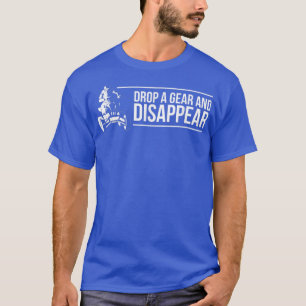 Fahren Sie ein Getriebe und verschwinden Sie den V T-Shirt