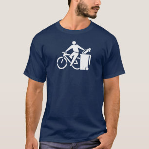 Fahren Sie mit dem Fahrrad, zerstören Sie Ihr Auto T-Shirt