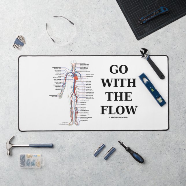 Fahren Sie mit dem Spaß für den Leitungs-Systemrat Schreibtischunterlage (Arbeitsplatz)