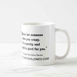 Fahren Sie Sie verrückte Tasse