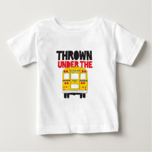 Fahren Sie unter den gelben Bus der Busschule Baby T-shirt