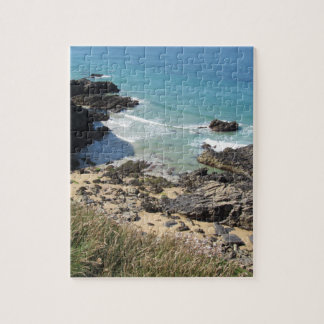 Fahren Sie Weg nahe Padstow, Puzzle Cornwalls die