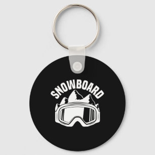 Fahren Ski Snowboard Skifahren Brille Schnee Snowb Schlüsselanhänger