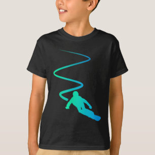 Fahren Ski Snowboard Skifahren Brille Schnee Snowb T-Shirt