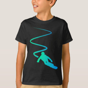 Fahren Ski Snowboard Skifahren Brille Schnee Snowb T-Shirt