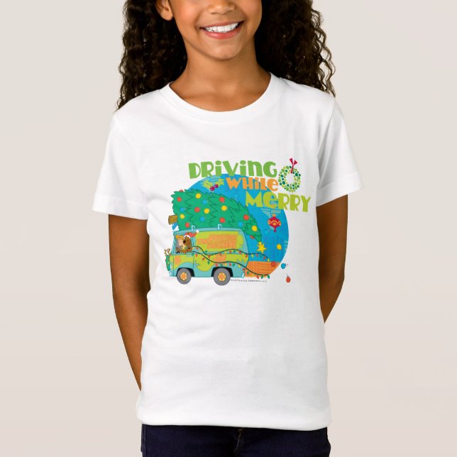 Fahren während fröhliche 2 T-Shirt (Vorderseite)