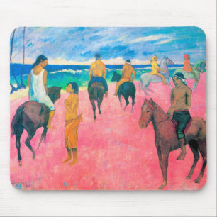 Fahrer am Strand, Gauguin Mousepad