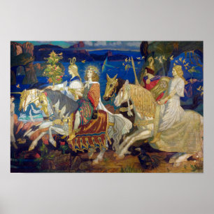 Fahrer der Sidhe, c. 1911 von John Duncan Poster