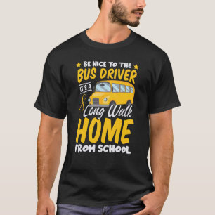 Fahrer-Schulleidenschaft Bus Spaß Sarcastic Profes T-Shirt