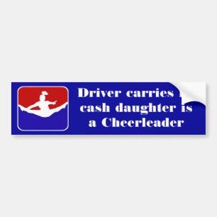 Fahrer trägt keinen Cheerleading Autoaufkleber de