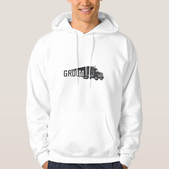 Fahrer von Lkw Hoodie (Vorderseite)