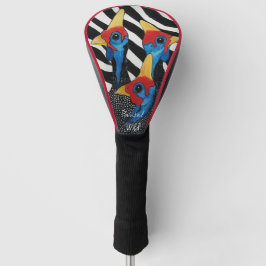 Fahrerabdeckung, Guinea gezeichnet Golf Headcover