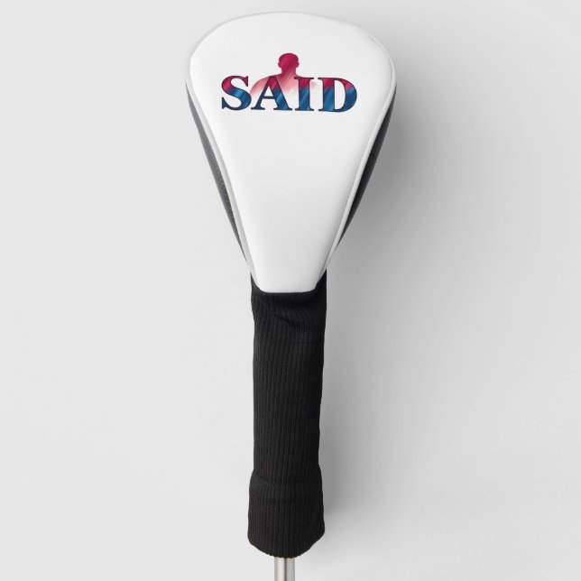Fahrerabdeckung, weiß golf headcover (Vorderseite)