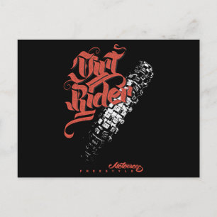 Fahrermotocross Postkarte