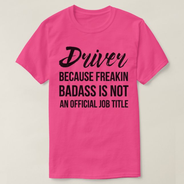 Fahrerplakette T-Shirt (Design vorne)