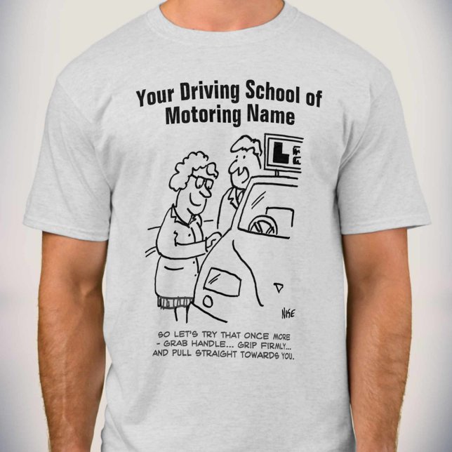 Fahrlehrer Fahrschule lernen zu fahren T-Shirt (Von Creator hochgeladen)