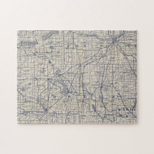 Fahrplan 4 für Wisconsin Puzzle