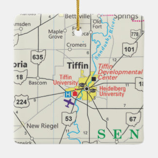 Fahrplan Tiffin Ohio Keramikornament