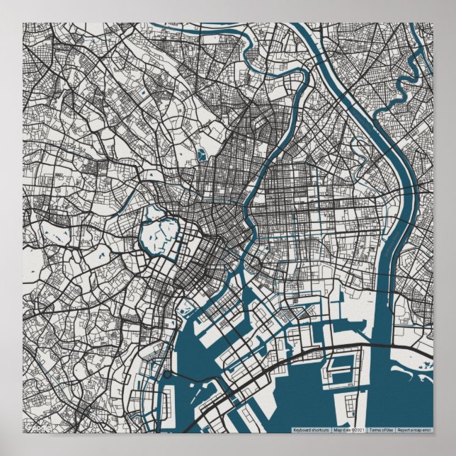 Fahrplan von Tokio Poster (Vorne)