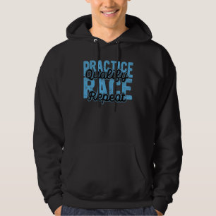 Fahrpraxis mit offenen Rädern für Rennwagen Hoodie