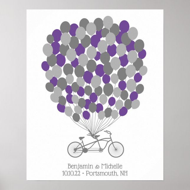 Fahrrad - 100 Signature Guest Book Alternative Poster (Vorne)