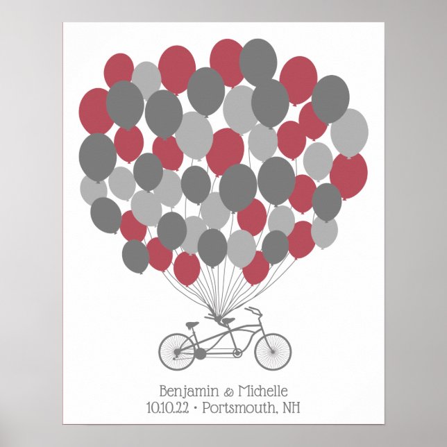 Fahrrad - 50 Signature Guest Book Alternative Poster (Vorne)